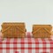 Vintiquewise Woodchip Picnic Storage Basket with Cover and Movable Handles, PK 2 QI004013.2 - alternate 5